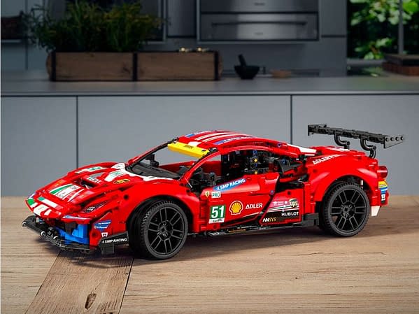 Build the Ferrari 488 GTE with New LEGO Technic Model