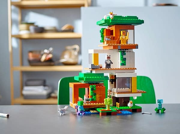 Minecraft Comes To Life With New Modern Treehouse LEGO Set