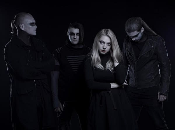 A glamour shot of the Russian alt/metal goth band The End Of Melancholy. They recently covered "Immigrant Song" by the world-famous rock band Led Zeppelin.