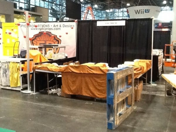 NYCC Set-Up: Video And Pics