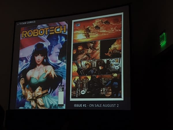 Robotech #1 May Ship Early, And More From Titan Comics' SDCC Presentation