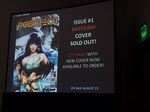 Robotech #1 May Ship Early, And More From Titan Comics' SDCC Presentation