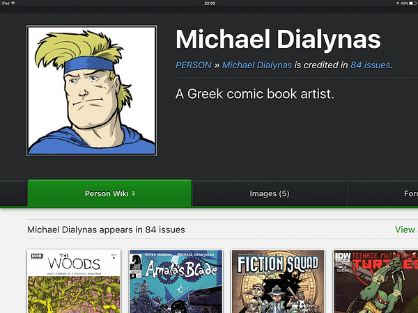Hey, ComicVine, Michael Dialynas Would Really Like His Photo Image Changed&#8230;