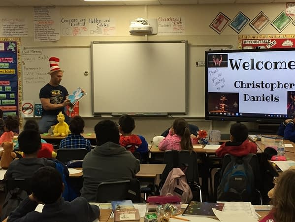 See Christopher Daniels, More ROH Wrestlers Read to Kids for NEA's Read Across America Day