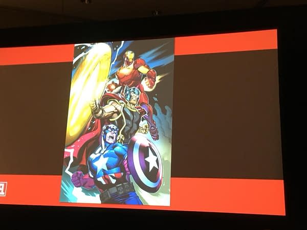 Preview of Ed McGuinness's Avengers #1 Art from the Diamond Retailer Summit