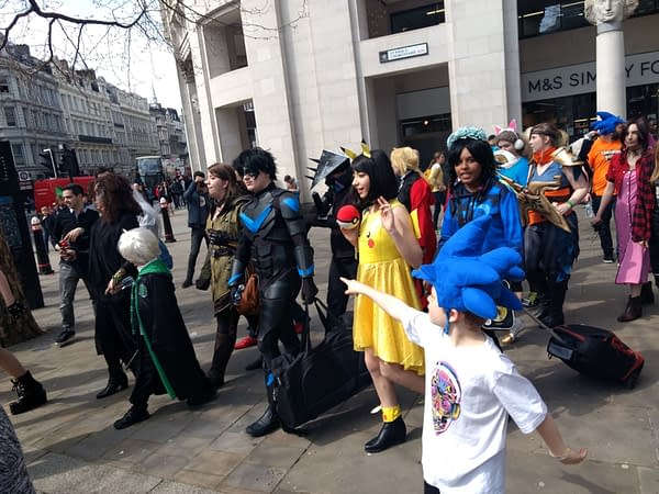 A Gaming Parade Held Under St Paul's Cathedral
