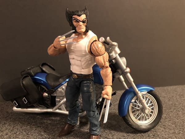 Marvel Legends Wolverine and Bike 13