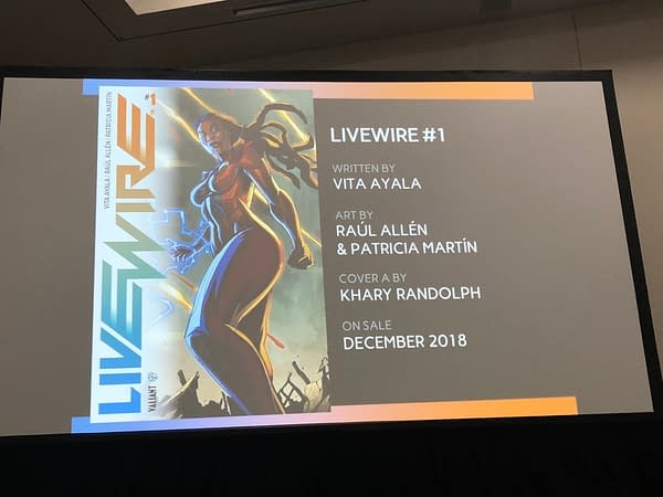 Valiant Innovates Glass Comic Covers, Makes Livewire an Ongoing Book