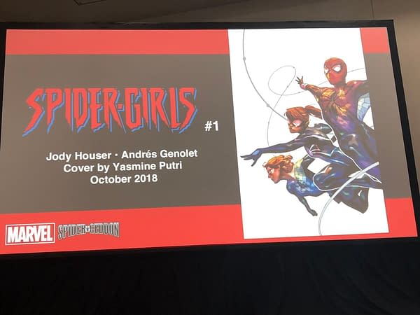 Marvel Announces Spider-Girls by Jody Houser and Andres Genolet, Spider-Force by Christopher Priest and Paulo Siqueira