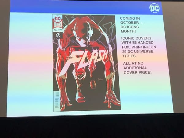 DC to Put Foil on Their Covers in October for DC Icons Month