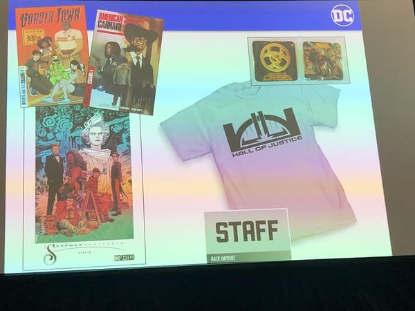 Border Town, American Carnage, and a Look at Batman: Damned for Retailers at the Diamond Lunch