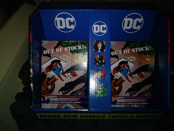 Now Walmart's DC 100-Page Comics Display Trays Are Being Flipped on eBay