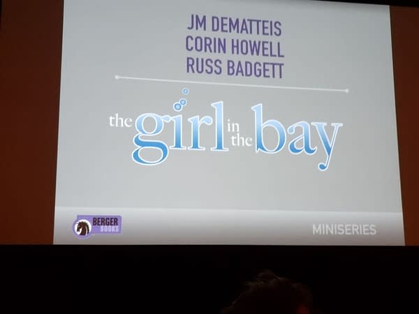 JM De Matteis and Corin Howell's The Girl In The Bay for Dark Horse/Berger Books For 2019