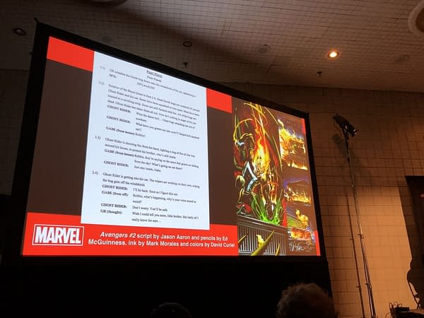 Jason Aaron, Ed McGuinness, Humberto Ramos and CB Cebulski Explain How Marvel Make Comics at NYCC 2018