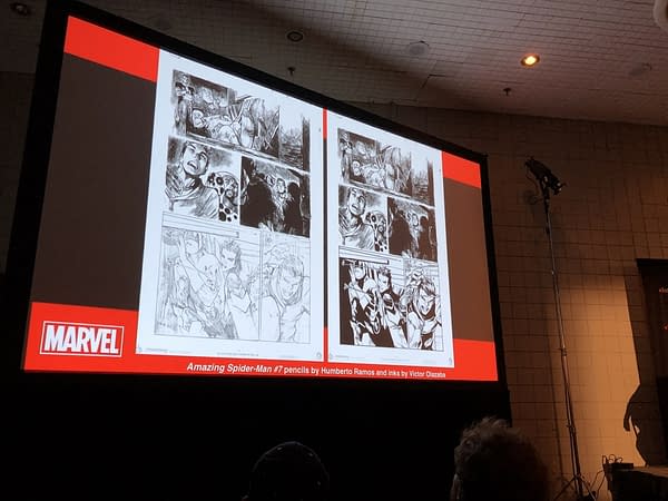 Jason Aaron, Ed McGuinness, Humberto Ramos and CB Cebulski Explain How Marvel Make Comics at NYCC 2018