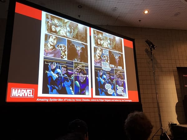 Jason Aaron, Ed McGuinness, Humberto Ramos and CB Cebulski Explain How Marvel Make Comics at NYCC 2018