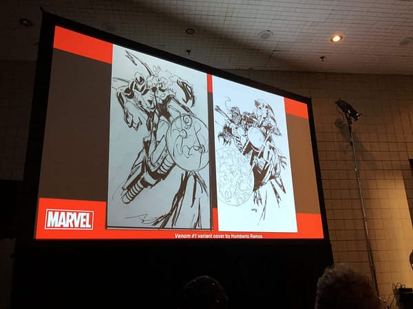 Jason Aaron, Ed McGuinness, Humberto Ramos and CB Cebulski Explain How Marvel Make Comics at NYCC 2018