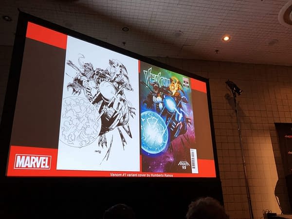 Jason Aaron, Ed McGuinness, Humberto Ramos and CB Cebulski Explain How Marvel Make Comics at NYCC 2018