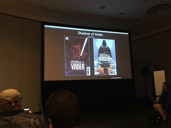 Shadow of Vader Marvel NYCC Slide