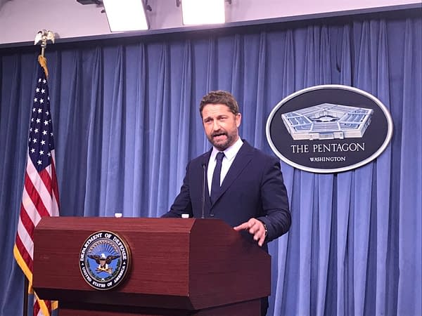 The Pentagon Unleashes Gerard Butler on the Washington Press Corps
