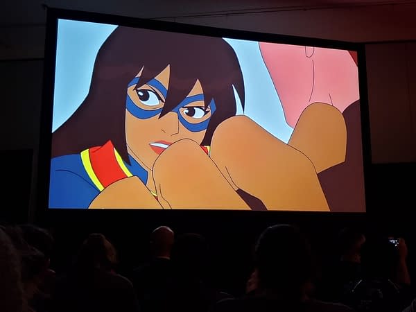 Raw Footage of Chasing Ghosts at Marvel Rising Panel