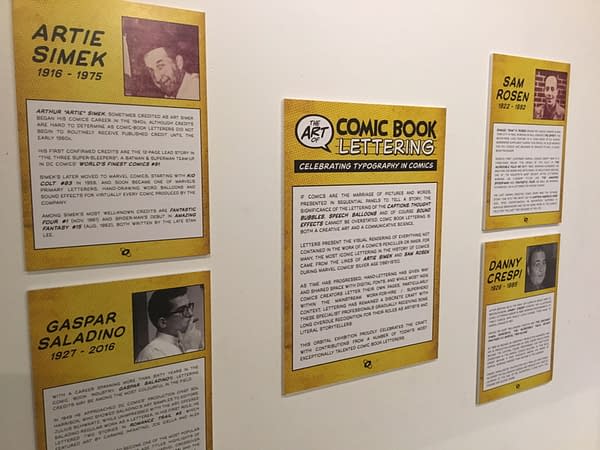 Orbital Comics of London Runs a Gallery on Comic Book Lettering