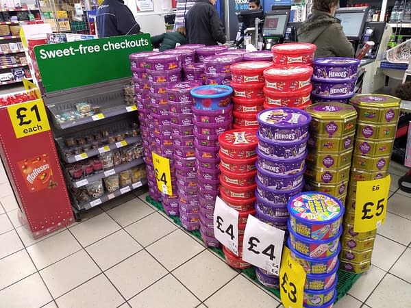 Tesco's Sweet Free Counters&#8230; Except at Christmas Time