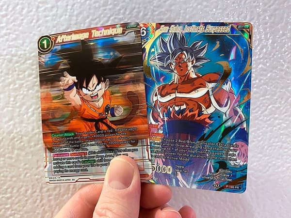 Mythic Booster Alternate Arts. Credit: Dragon Ball Super Card Game