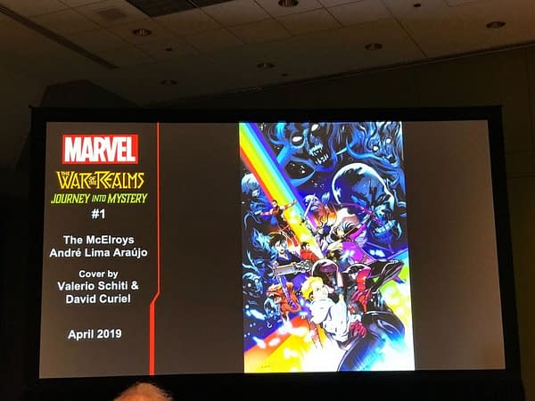 Marvel Unveils Tons of Interior Art from War of the Realms and Assorted Spinoffs at C2E2