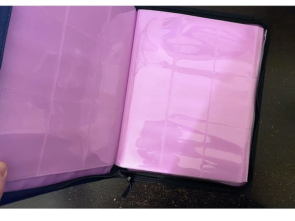 TopDeck Purple binder. Credit: Theo Dwyer