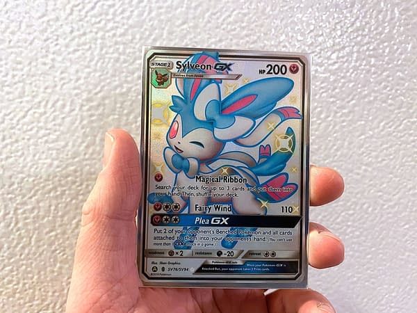 Hidden Fates Shiny Sylveon GX. Credit: Pokémon TCG