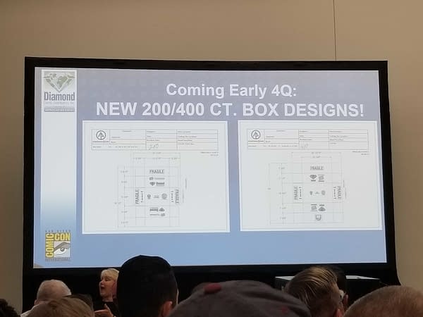 Diamond Unveils New, Stronger Boxes, Other Improvements at SDCC Retailer Lunch