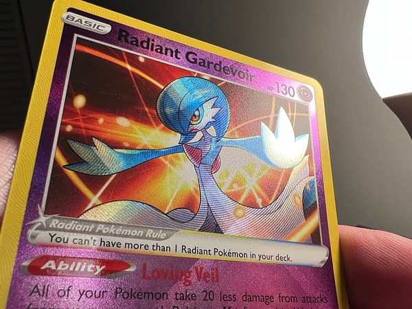 Pokémon TCG Radiant Gardevoir. Credit: Theo Dwyer