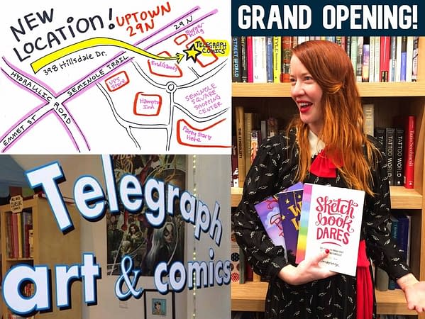 Telegraph Art &#038; Comics of Charlottesville, Virginia Hosts a Grand Opening &#8211; With Lots of Comics to Sell, Cheap and Fast