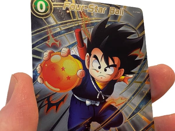 Textured cards from the Dragon Ball Super Card 2021 Anniversary Box. Credit: Bandai
