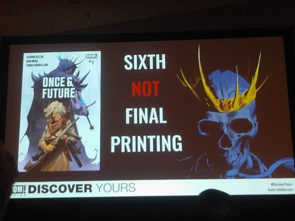 Boom Studios Lied - Once & Future #1 Gets Seventh Printing