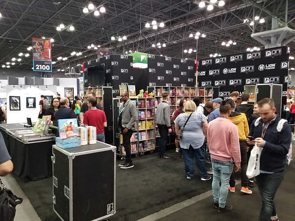 First Look at the Booths for Valiant, Titan, Oni/Lion Forge, Zenescope at New York Comic Con #NYCC