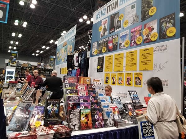 First Look at the Booths for Valiant, Titan, Oni/Lion Forge, Zenescope at New York Comic Con #NYCC