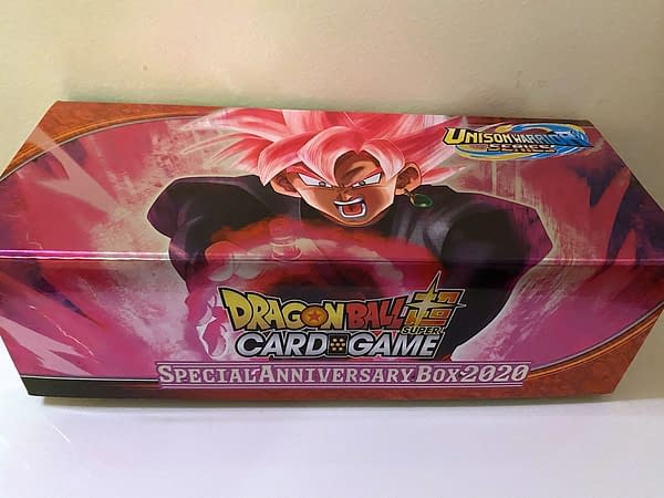 Dragon Ball Super Card Game 2020 Anniversary box. Credit: Bandai