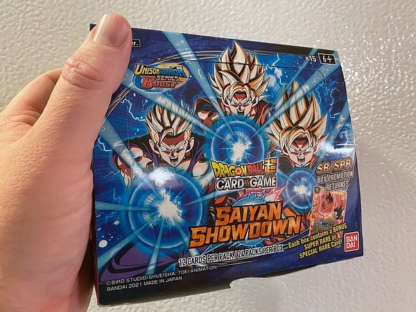 Saiyan Showdown Booster Box. Credit: Bandai