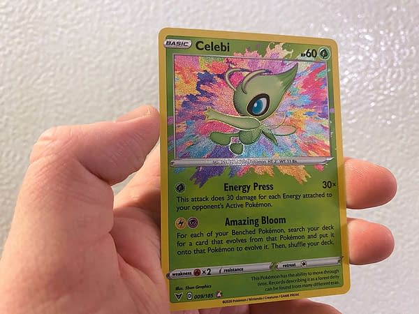Celebi Amazing Rare. Credit: Pokémon TCG