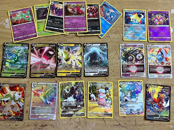 Pokémon TCG: Sword & Shield - Silver Tempest pulls. Credit: Theo Dwyer