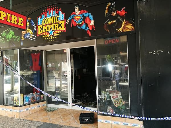 Comic Empire, Australian Comic Store, Closed After Burning Down