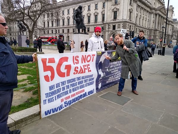 As Dan DiDio and DC Comics Come To London, Will They Face Anti-5G Protests?