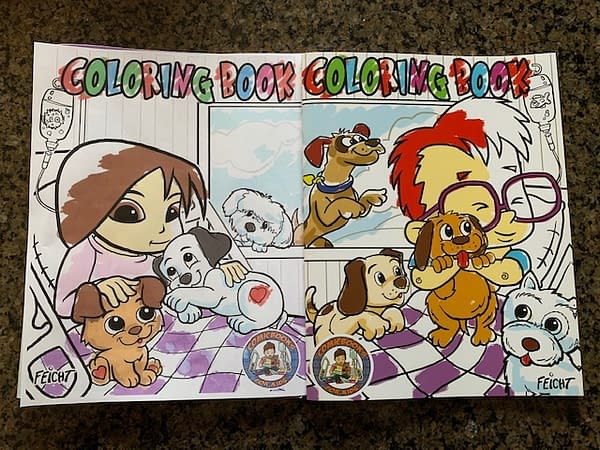 Frazetta, Eisner, Foster, Steranko, Adams, Eastman and More In ComicBooks For Kids Volume 2 Colouring Book