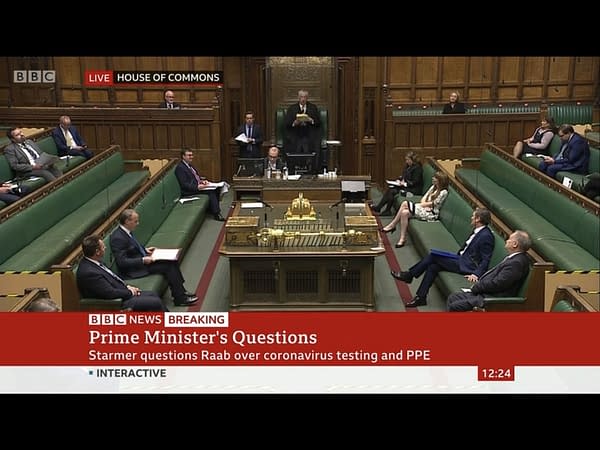 Today, Prime Minister's Question Time Went Semi-Virtual.