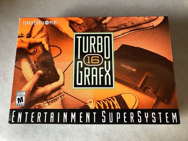 A look at the package for the TurboGrafx-16 Mini