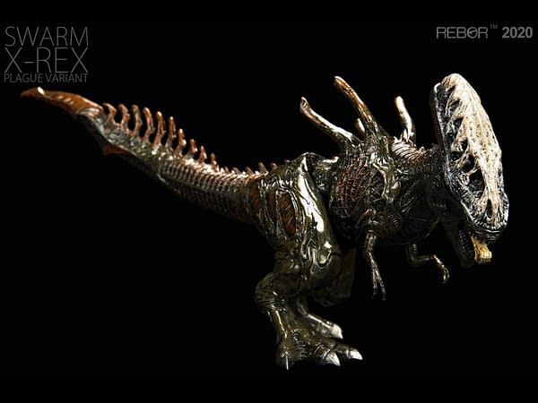 The Xenomorph T-Rex Return with Plague Variant from Rebor