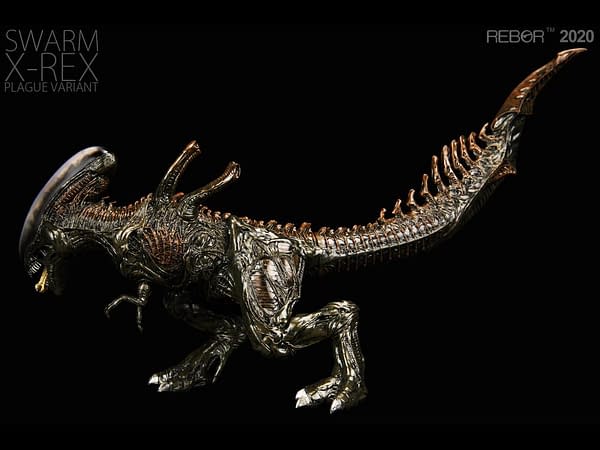 The Xenomorph T-Rex Return with Plague Variant from Rebor