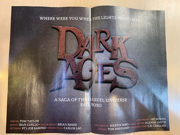 Marvel's Dark Ages Is a High-Concept Non-Canon Thriller Like DCeased.